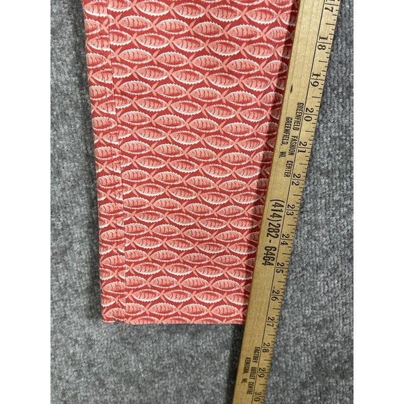 Old Navy The Pixie Ankle Stretch Pants Womens Size 8 Orange Fish Coral Pink - Picture 9 of 10